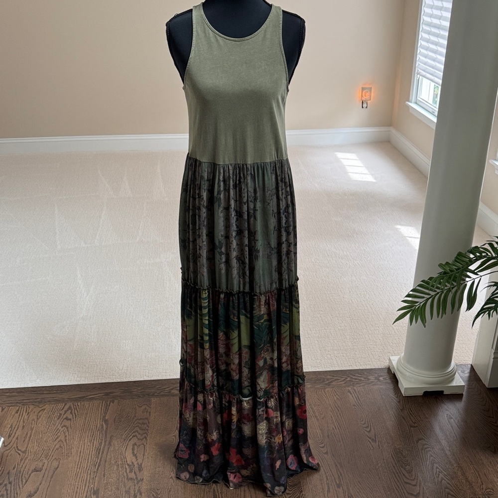 Floral Tiered Maxi Dress